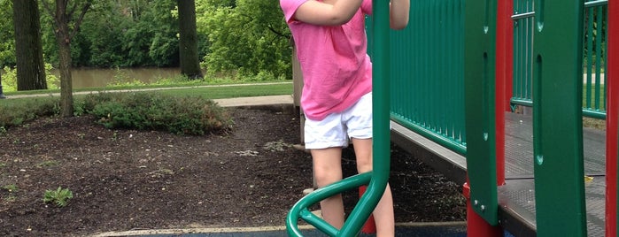 Naperville Jaycee Playground is one of free things to do with Bitsy.