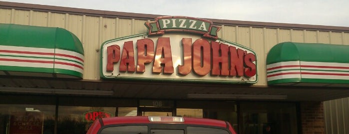 Papa John's Pizza is one of my places.