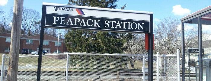NJT- Peapack Station (M&E) is one of New Jersey Transit Train Stations.