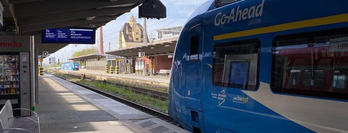 Augsburg Hauptbahnhof is one of Train stations visited.