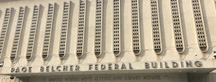 Page Belcher Federal Building US Court House And Post Office is one of Oklahoma Courthouses.