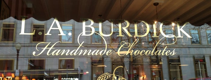 L.A. Burdick Chocolate is one of Boston.