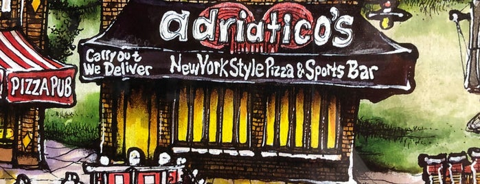Adriatico's New York Style is one of Locais curtidos por Matt.