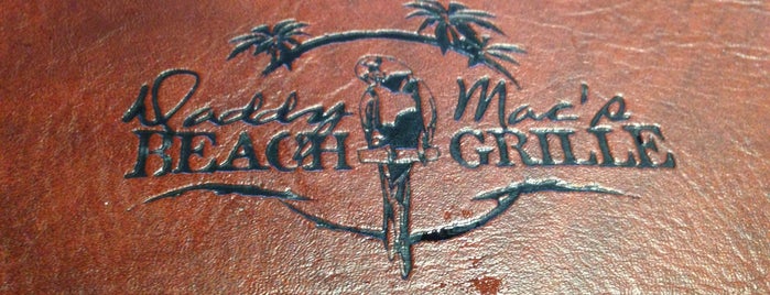 Daddy Mac's Beach Grille is one of สถานที่ที่บันทึกไว้ของ Bob.