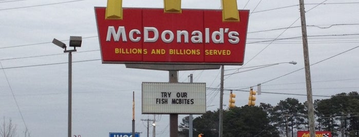 McDonald's is one of restaurants.