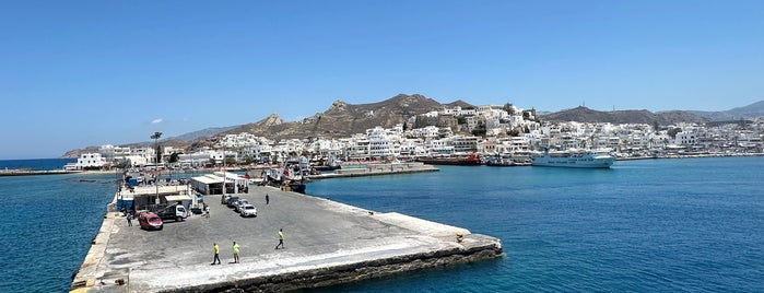 Port of Naxos is one of Naxos.