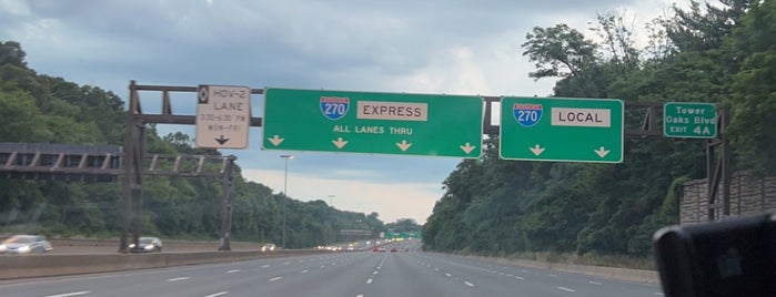 I-270 is one of From Cincinnati, OH to Washington, DC.