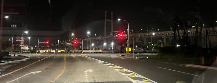 Yokohama Bay Bridge is one of for driving.
