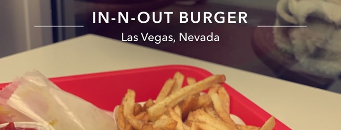 In-N-Out Burger is one of Las Vegas Food Crawl.