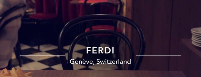 Ferdi Restaurant is one of Geneva food.