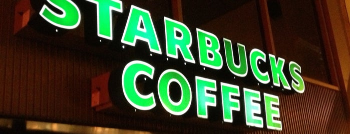 Starbucks is one of Orte, die Cathy gefallen.