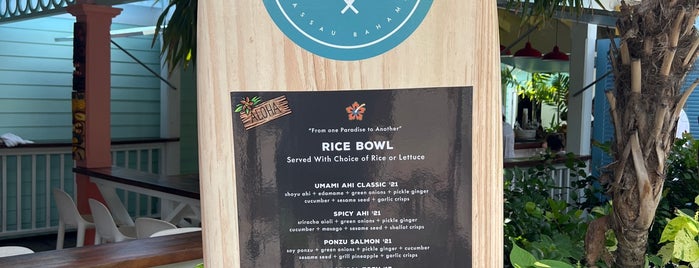 Da' Poke Bowl Shack is one of Do: Nassau ☑️.