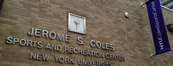 NYU Jerome S. Coles Sports & Recreation Center is one of NYU Graduate Bucket List.