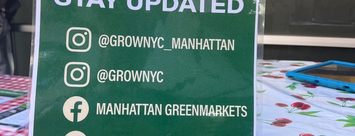 Columbia Greenmarket is one of Snail of Approval Greenmarkets.
