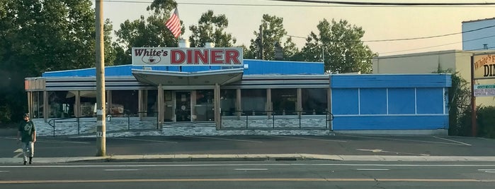 White's Diner is one of places to go in bridgeport.