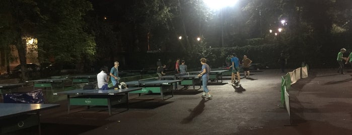 Настольный теннис в Нескучном саду is one of Moscow New Wave.