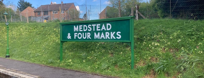 Medstead & Four Marks Railway Station is one of Watercress Line Stations.