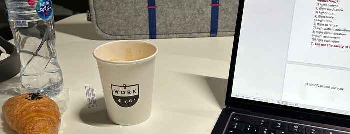 Work&Co is one of Riyadh’s Coffee Shops ☕️.