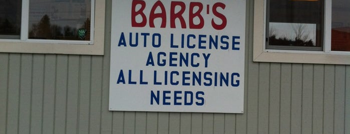 Barb's Auto License is one of Locais curtidos por Maxwell.