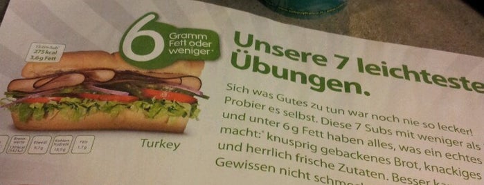 SUBWAY is one of Bremen - vegan - friendly places.