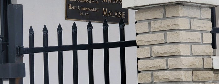 High Commission of Malaysia is one of Embassies in Ottawa.