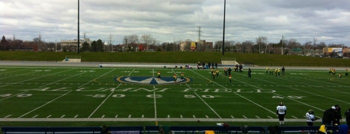 University of Windsor Stadium is one of CIS football stadia.