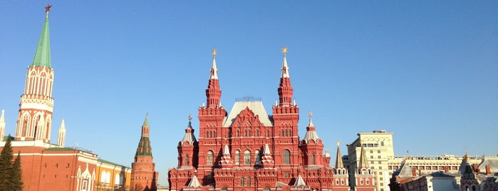 The State Historical Museum is one of Moscow 2013.