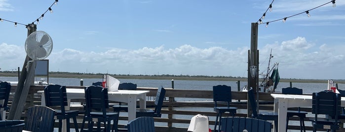 The Wharf Restaurant is one of St Simons eats.