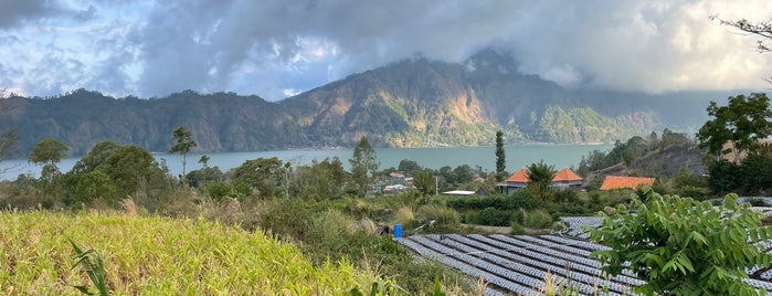 Lake Batur is one of Bali.