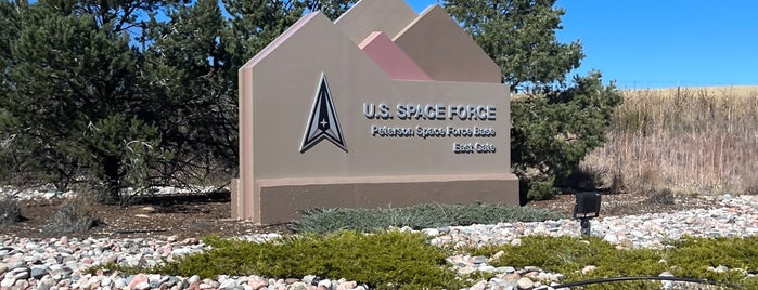 Peterson AFB North Gate is one of Frequent Stops.
