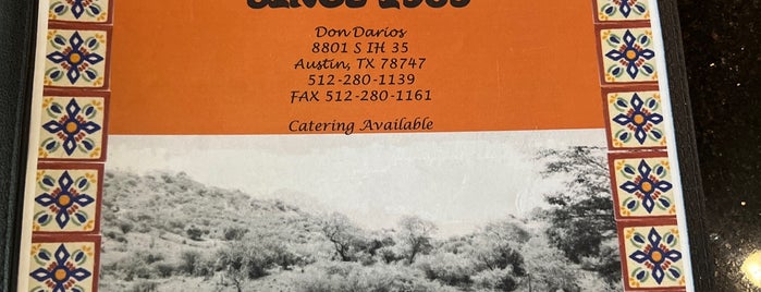 Don Dario's Cantina is one of Austin Places.