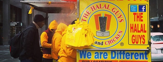 The Halal Guys is one of NYC Food.