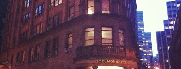 Delmonico's is one of NYC - drink/eat.