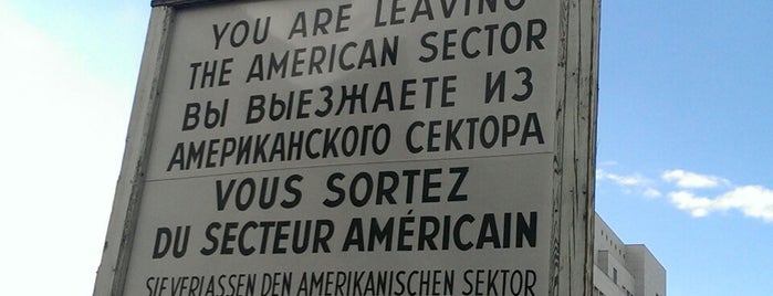 Checkpoint Charlie is one of Berlin.