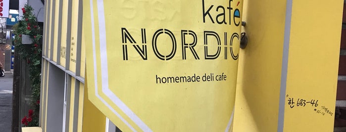 Kafe Nordic is one of 느끼한.
