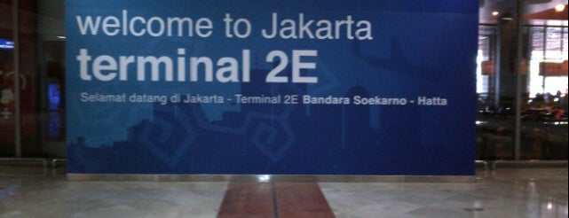 Terminal 2E is one of Soekarno-Hatta International Airport..