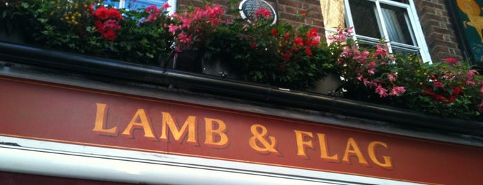The Lamb & Flag is one of London pubs.