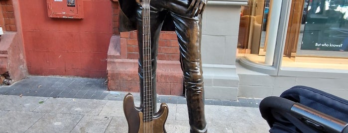 Philip P Lynott Statue is one of Dublin.