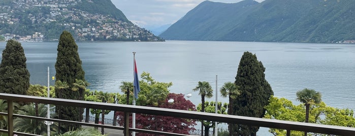 Hotel Splendide Royal Lugano is one of Hotels with view.