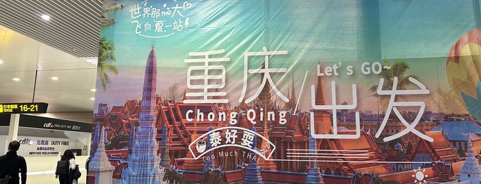 Chongqing Jiangbei International Airport (CKG) is one of Locais curtidos por Worldbiz.