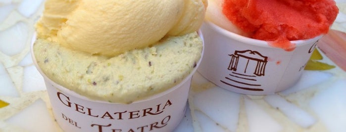 Gelateria del Teatro is one of Italy places to visit.