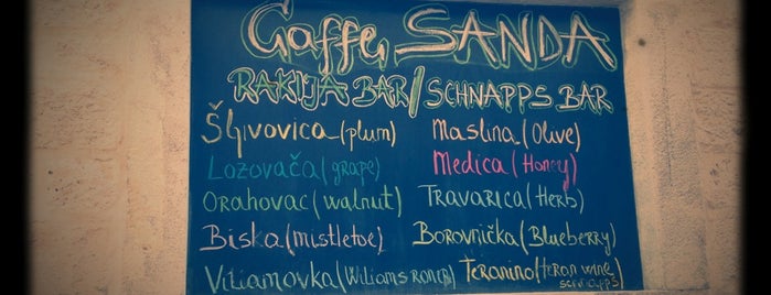 Caffe Sanda is one of Free WiFi.