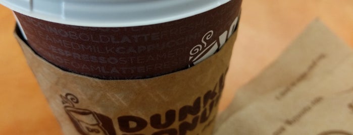 Dunkin' is one of A couple of places I can comment on.