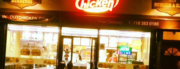 In and Out Chicken is one of Greenpoint Homebodies.