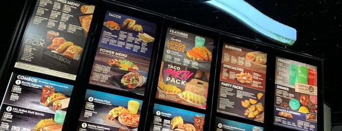 Taco Bell is one of Fast Food.