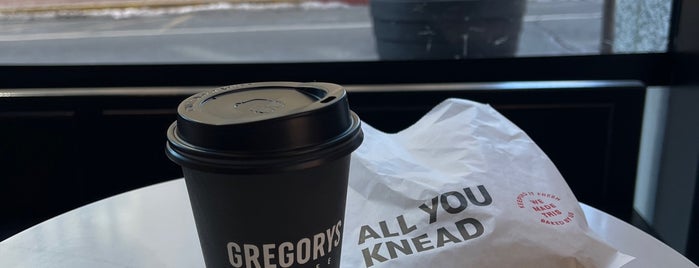 Gregorys Coffee is one of Hoboken ☀️.