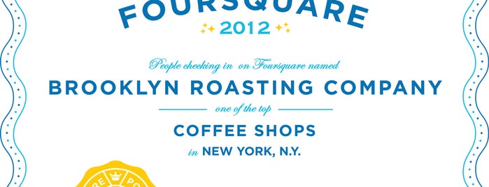 Brooklyn Roasting Company is one of NY.