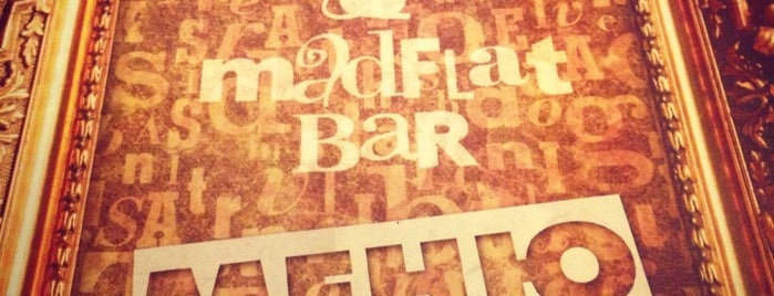 MadFlat Bar is one of Favorite affordable date spots.