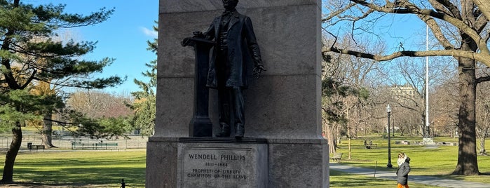 Wendell Phillips Statue is one of My Commute.