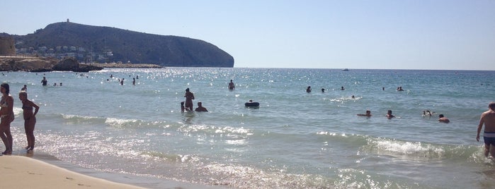 Playa de L'Ampolla / Moraira is one of calas y playas zona denia altea.
